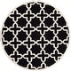 preview thumbnail 107 of 155, SAFAVIEH Handmade Chatham Clemma Modern Moroccan Wool Rug 7' Round - Black/Ivory - Round