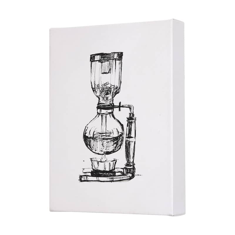 Siphon Coffee Maker (15 x 20) Canvas Art Print