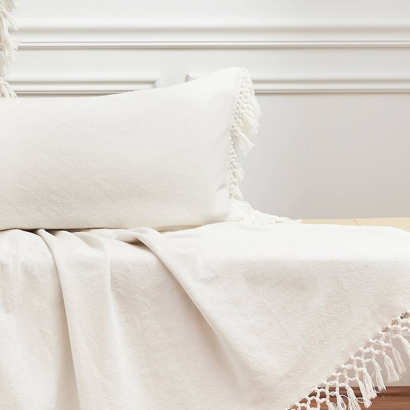 Lavato Enzyme Washed Cotton Decorative Throw Pillow