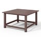 preview thumbnail 4 of 11, Laguna Outdoor Poly Adirondack 31" Square Coffee Table