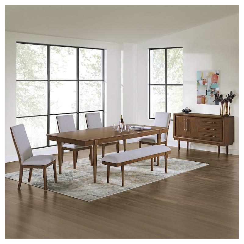Signature Design by Ashley Lyncott Brown Dining Extension Table - 42" W x 92" D x 30.25" H