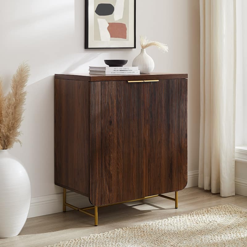 Middlebrook Modern Fluted-Door Storage Console