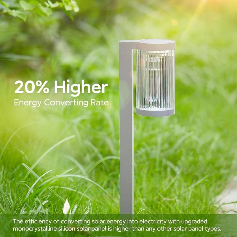 6-Pack Solar Garden Pathway Lights – Bright & Waterproof