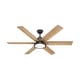 preview thumbnail 1 of 40, Hunter 60" Warrant Ceiling Fan with LED Light, Wall Control - Windmill - Farmhouse, Industrial, Contemporary - ENERGY STAR
