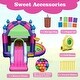 preview thumbnail 5 of 8, Gymax Inflatable Bounce Castle w/ Sun Roof 5-in-1 Jumping Bounce