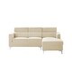 preview thumbnail 4 of 8, 83.4" L-shaped Sectional Sofa Velvet Upholstered Sofa & Right Hand Facing Chaise with Adjustable Headrest and Metal Legs