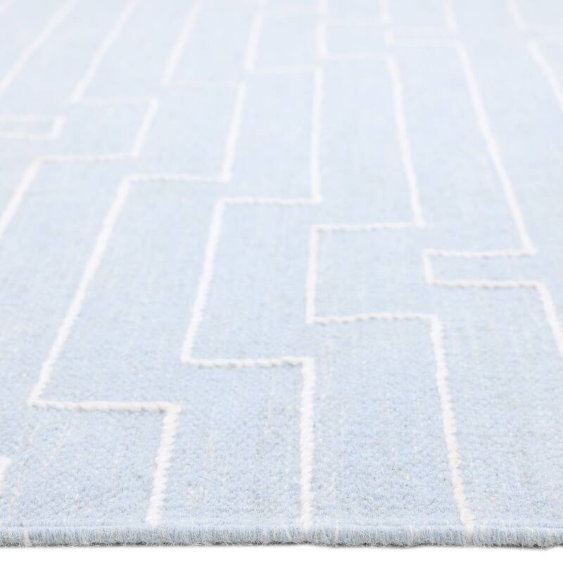 Overton Handmade Modern Contemporary Geometric Area Rug