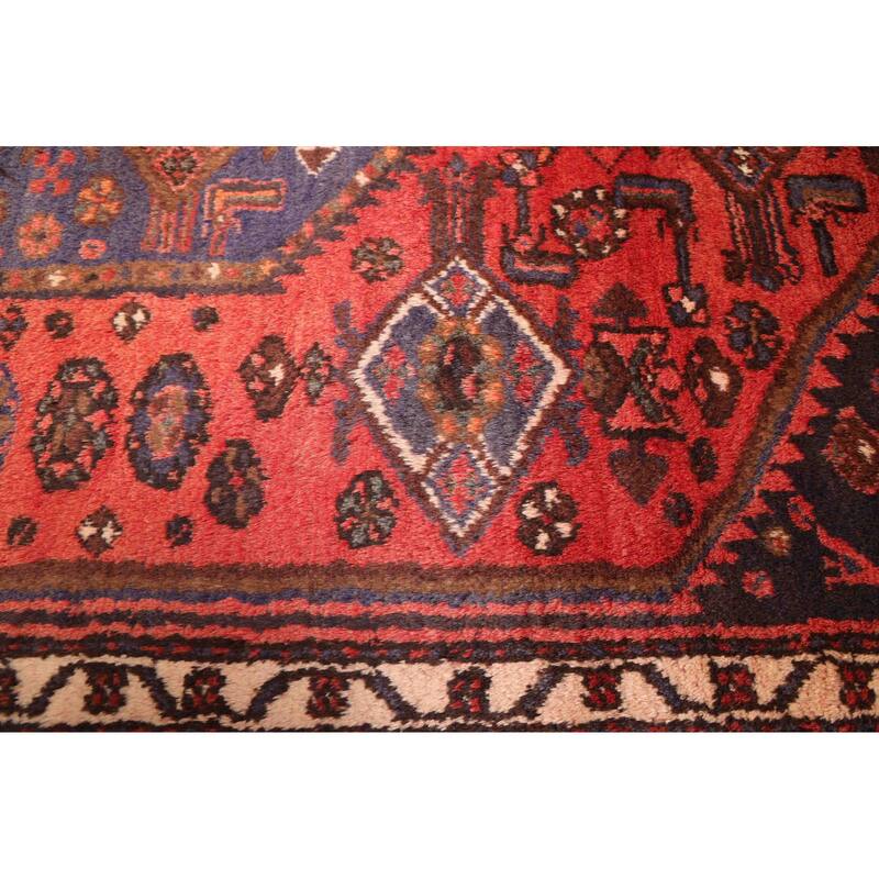 ECARPETGALLERY Hand-knotted Andelz Red Wool Rug - 4'3 x 6'6