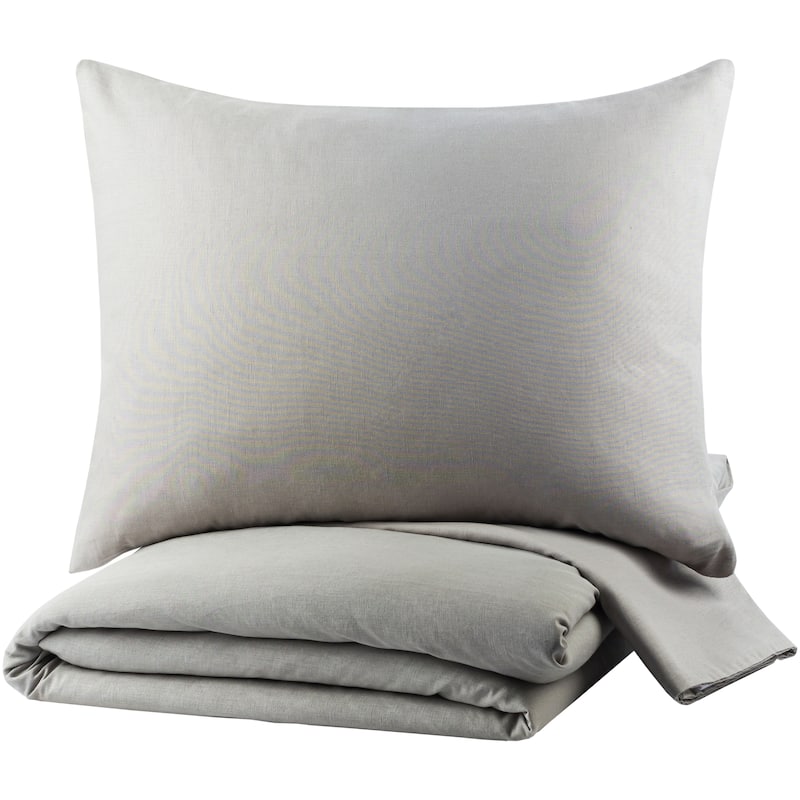 Artistic Weavers Suzzy Solid Linen Duvet Cover Set