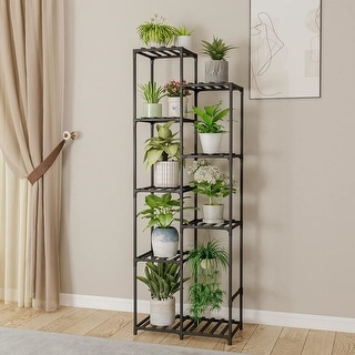 Black Wood Plant Shelf - Bed Bath & Beyond - 39869024