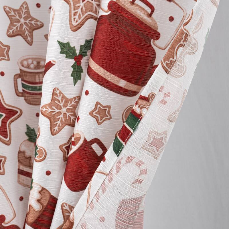 Hot Chocolate Kitchen Curtain Set