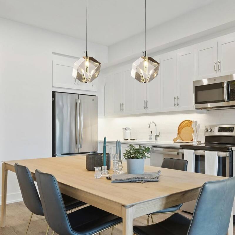 1 Light bulbs light gold bedroom light Crystal, metal hanging lamp