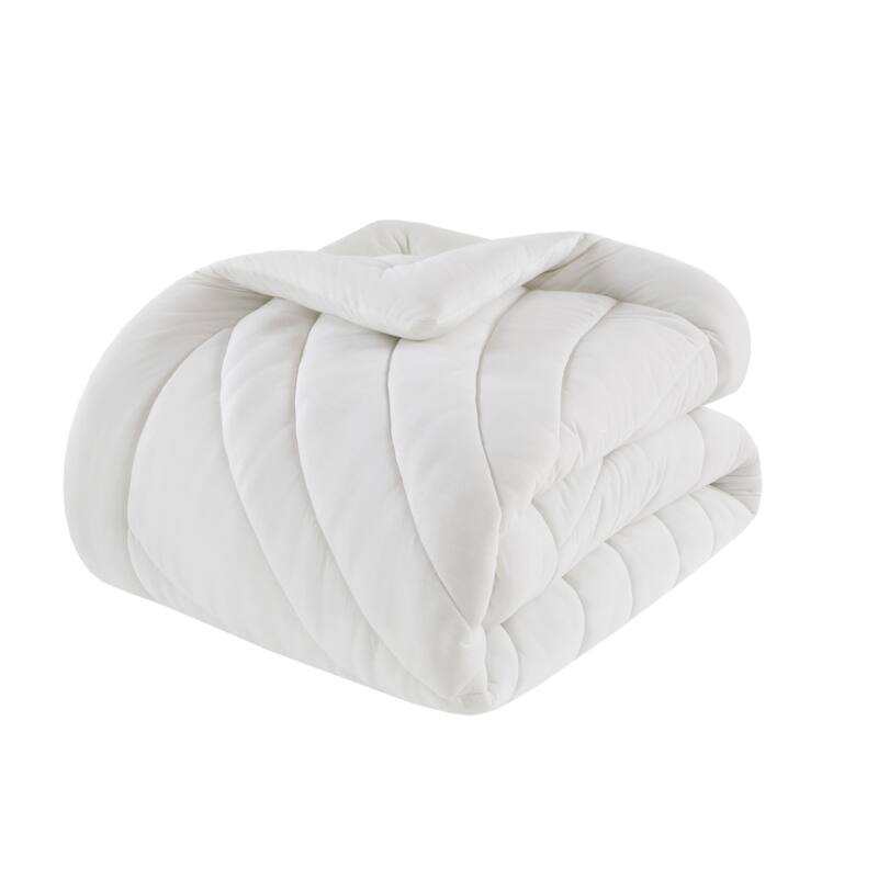 GDF Studio - Elowen Poly Jersey Puffy Comforter Set with Quilted Design