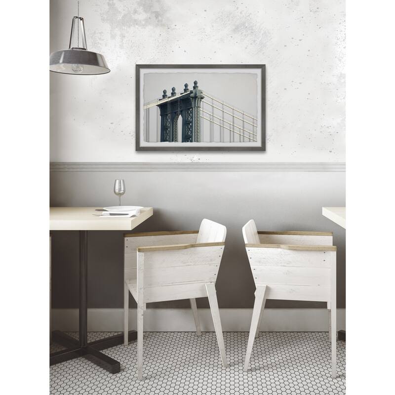 The Bridge Framed Wall Art, Elegant Home Touch - Sophisticated Artwork for Refined Décor