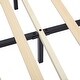 preview thumbnail 11 of 40, Twin Size Upholstered Flower-Shape Bed with LED Light Strip, Sherpa Fabric Platform Bed with Wooden Slats Support, Pink