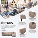 preview thumbnail 12 of 12, Futzca Convertible Sectional Sofa Couch, Polyester Fabric 5-Seater Sofa, L Shape Couch with Sectional for Apartment