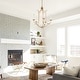 preview thumbnail 10 of 15, Mid-century Modern Gold French Country Candle Unique Chandelier Vintage Dining Room Pendant Lighting