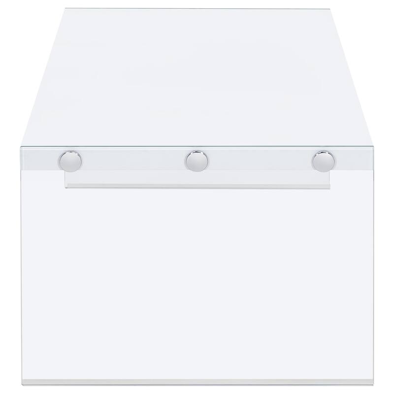 Opal Coffee And End Table Set White High Gloss