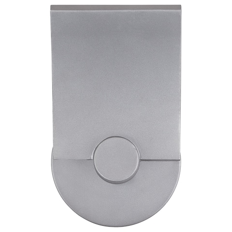 Flipout Sand Silver Led Wall Sconce By Minka