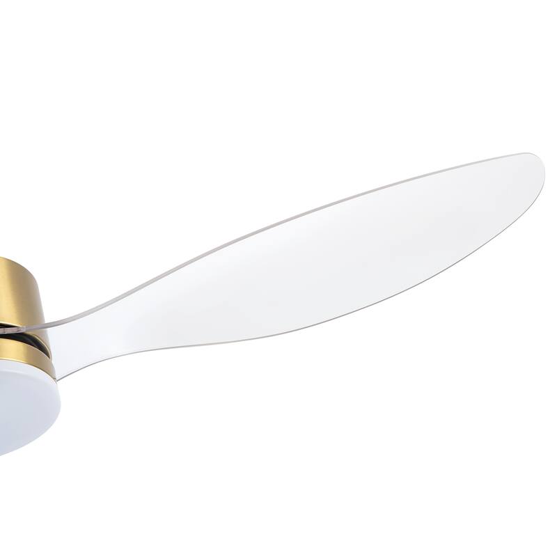 52 Inch LED Ceiling Fan with Lights Remote(3-Blade)
