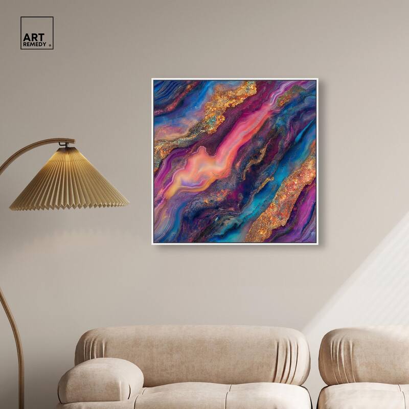Glittering Spectrum III Canvas by Art Remedy