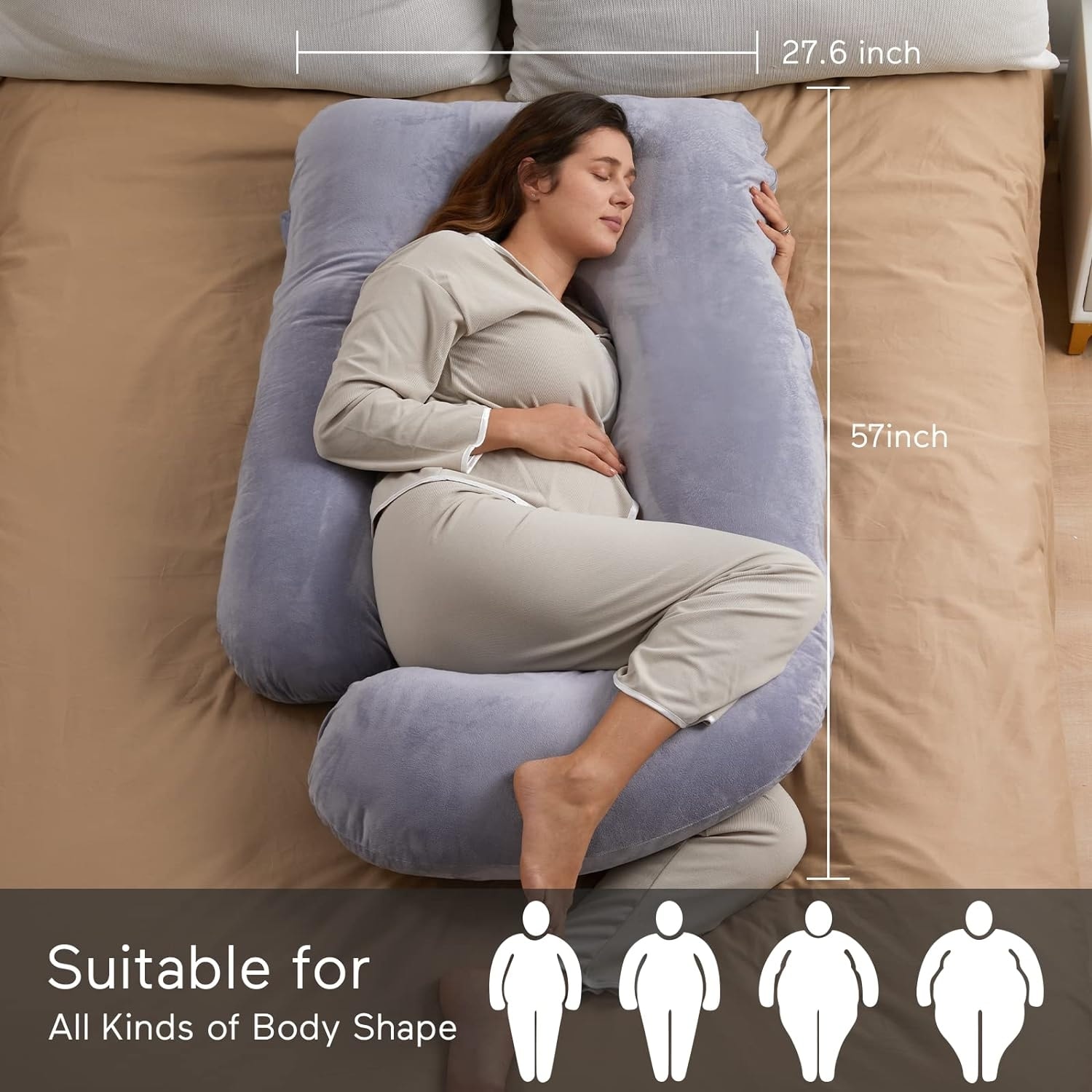 U shaped pillow bed bath beyond discount