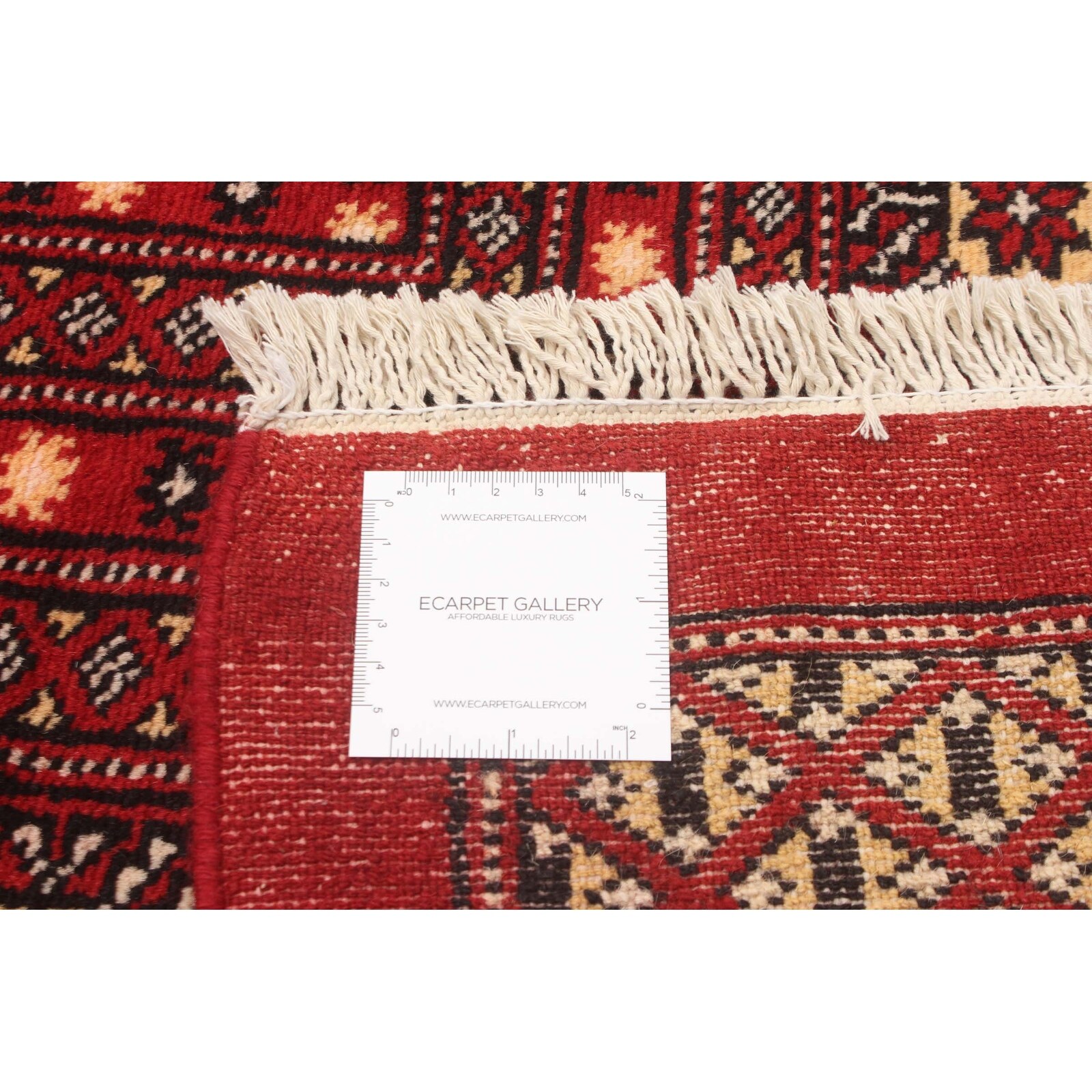 Bedroom Hand-Knotted Wool Rug Finest Peshawar Bokhara Bordered Red Rug 8'11 x 12'0 eCarpet Gallery Large Area Rug for Living Room 363161 