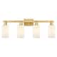 Option Brushed Brass / Matte White