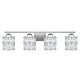 preview thumbnail 2 of 5, Gibson 4-Light Polished Chrome Vanity Light
