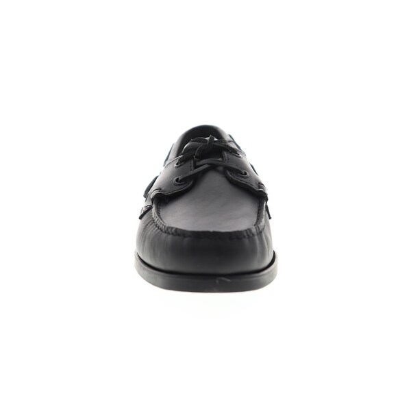 sebago docksides black