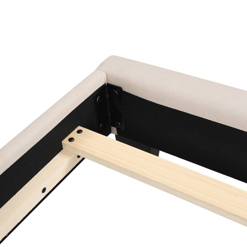 Upholstered Tufted Bed