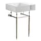 Option Matte White / Polished Nickel