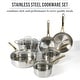 preview thumbnail 14 of 23, Martha Stewart Castelle 10 Piece Stainless Steel Cookware Set