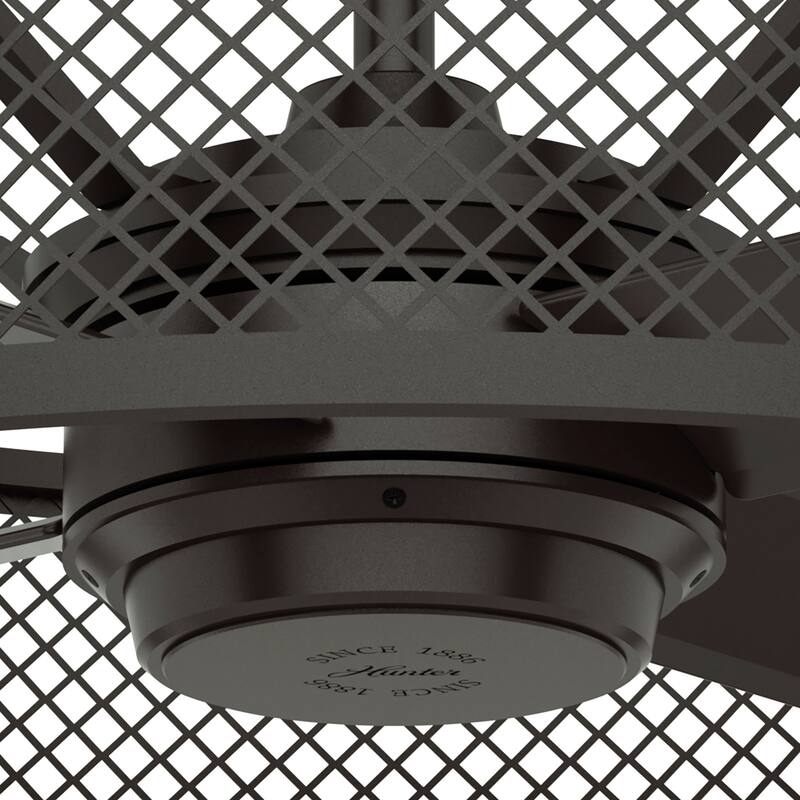 Hunter Fennec Ceiling Fan with LED Light and Wall Control - Noble Bronze