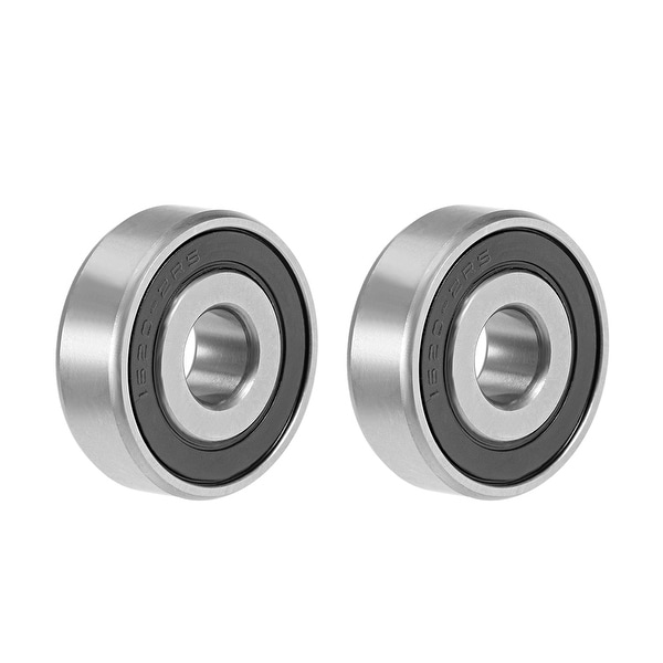 1620-2RS Deep Groove Ball Bearing 7/16"x1-3/8"x7/16" Sealed GCr15 Bearings 2pcs - 2 Pack - 1620-2RS (7/16"x1-3/8"x7/16")
