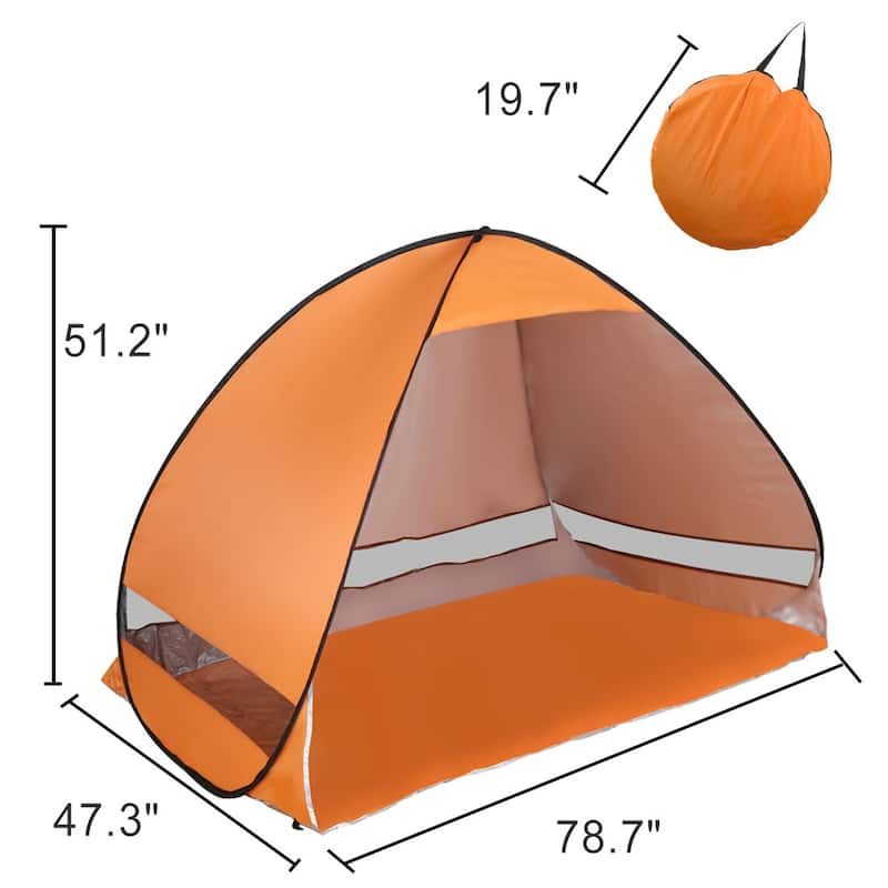 Outdoor Beach Tent, Folding Sun Shelter Instant Portable