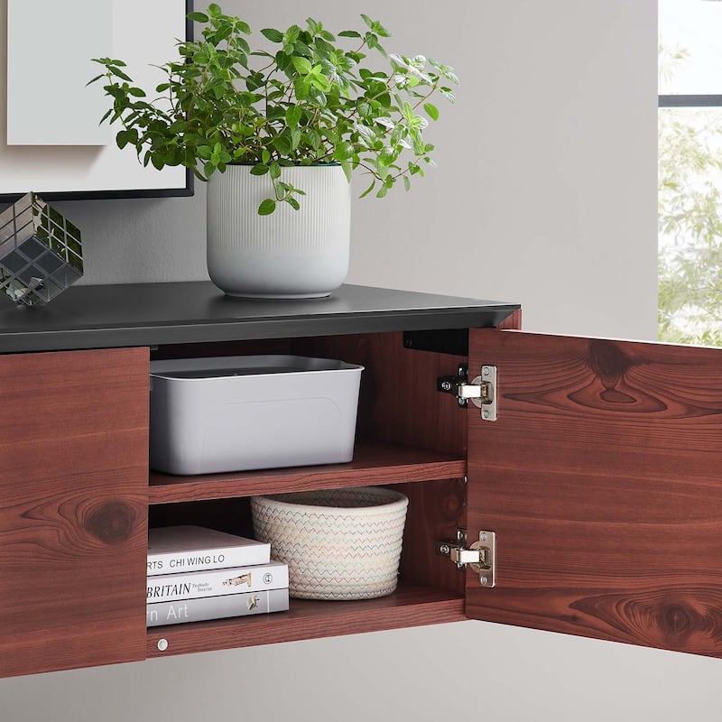 Kinetic Wall-Mount Office Storage Cabinet