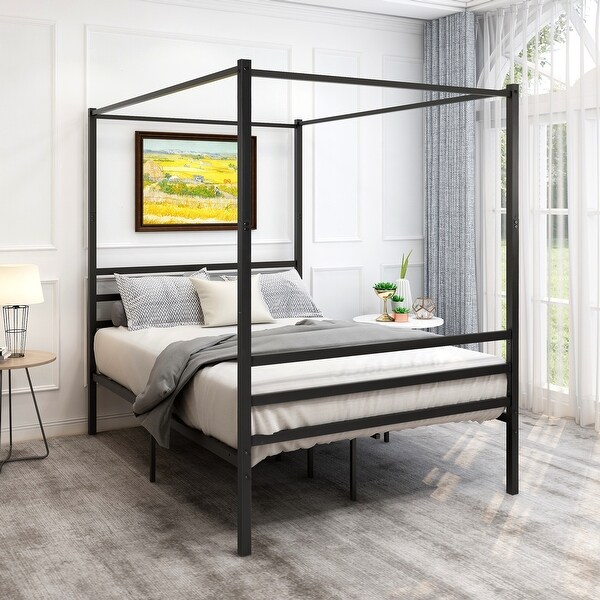 Traditional canopy clearance bed