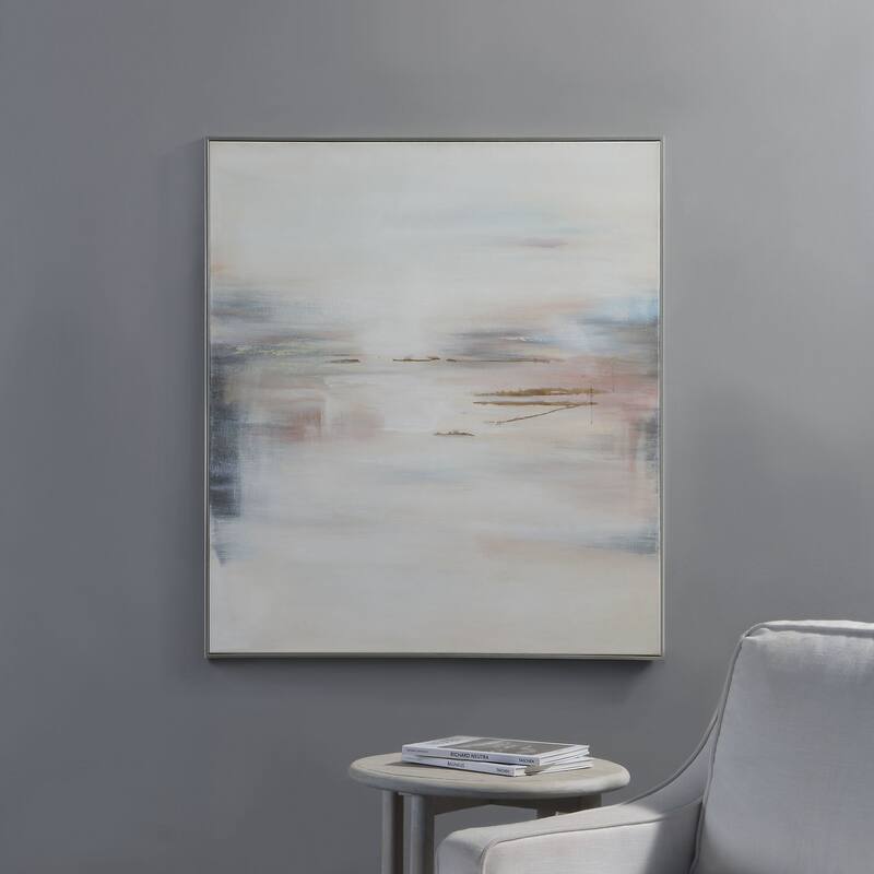 Renwil Carina 42" Wide Canvas Art, Off-white