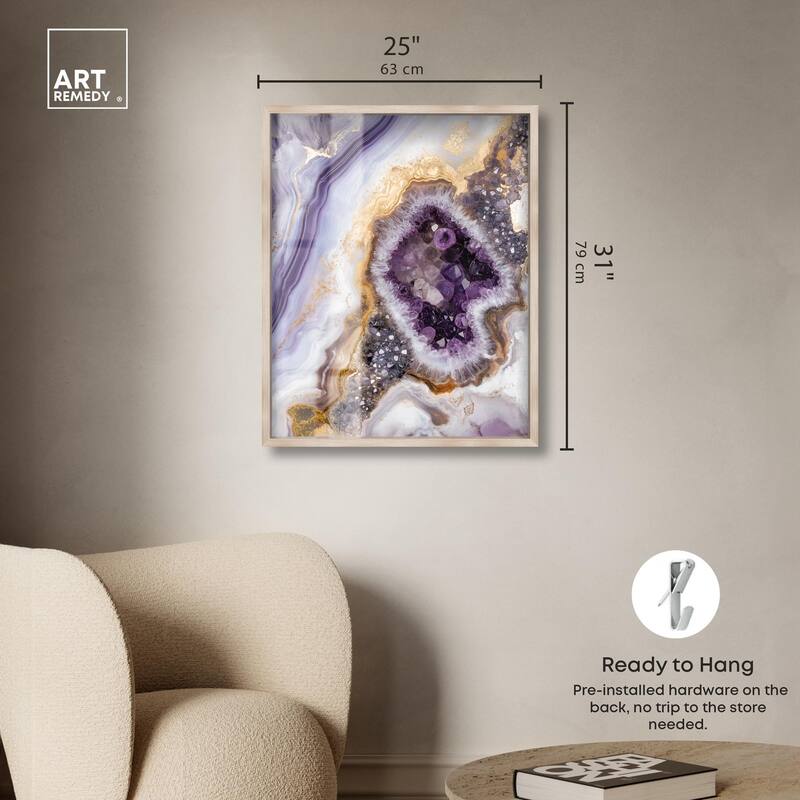 Amethystine Dream II Shadowbox by Art Remedy