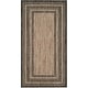 preview thumbnail 58 of 140, SAFAVIEH Courtyard Vickie Indoor/ Outdoor Waterproof Patio Backyard Rug 2'7" x 5' - Natural/Black