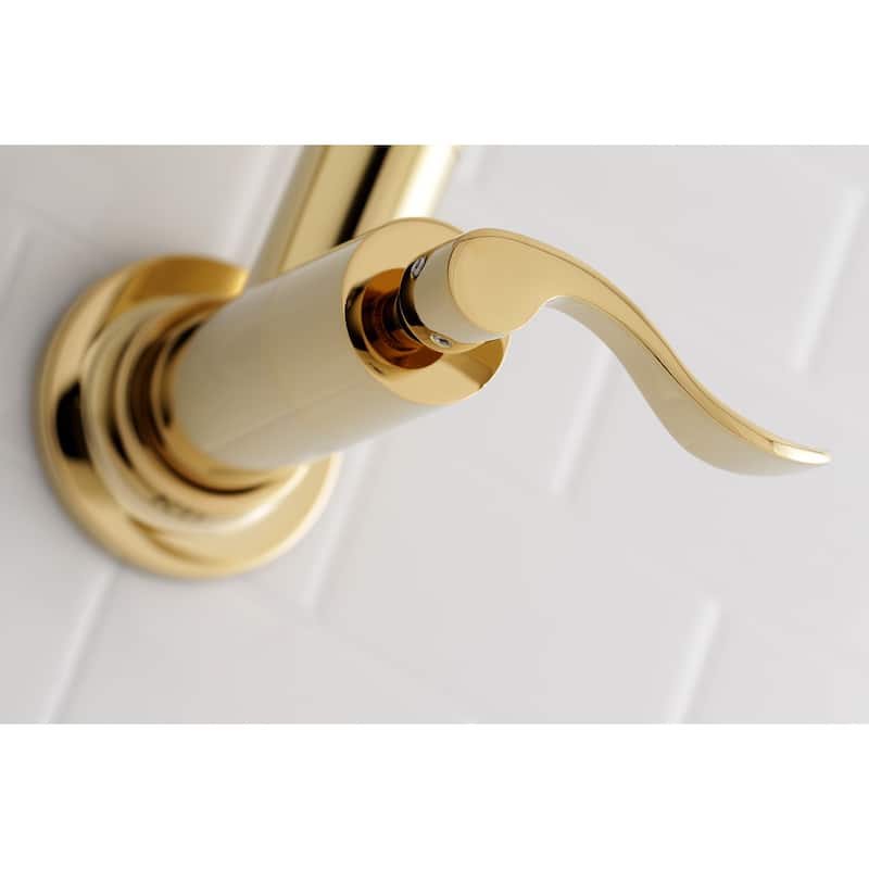 Kingston Brass NuWave Wall Mount Pot Filler Kitchen Faucet