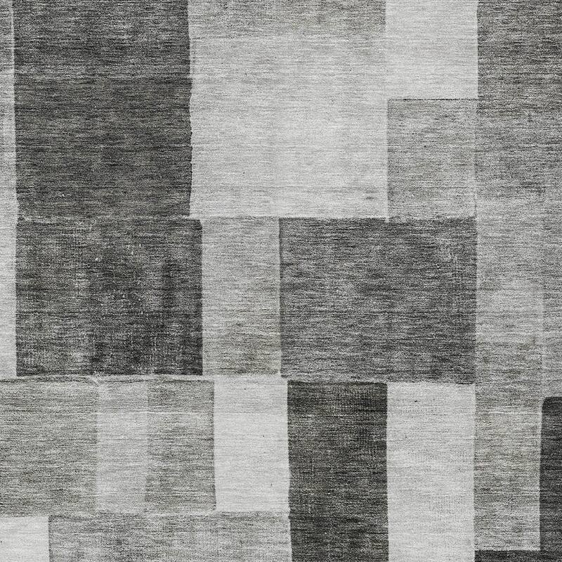 HomeRoots Geometric Transitional Rectangle Outdoor Rug