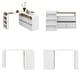 preview thumbnail 14 of 18, Desk Makeup Table Multi-Functional Furniture for Kitchen, Bedroom