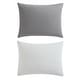 preview thumbnail 3 of 3, Kenneth Cole Solution Solid Grey Reversible Comforter Set