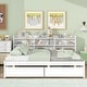 preview thumbnail 1 of 16, Twin Day Bed with Bookcase & Drawers - Ideal Bedroom Furniture White