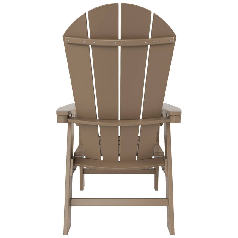 Polytrends Laguna Casual Upright Adirondack Chair (Set of 2)