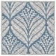 preview thumbnail 32 of 102, SAFAVIEH Handmade Capri Ilianka Wool Rug 3' Square - Grey/Ivory - Square