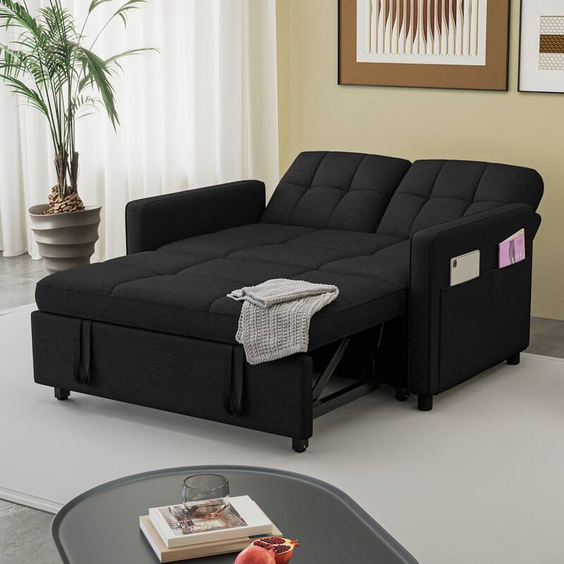 Moasis 3 IN 1 Sleeper Sofa Bed, Pull Out Chair Sofa