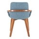 preview thumbnail 34 of 52, Carson Carrington Pugo Mid-Century Modern Chair Walnut Finish